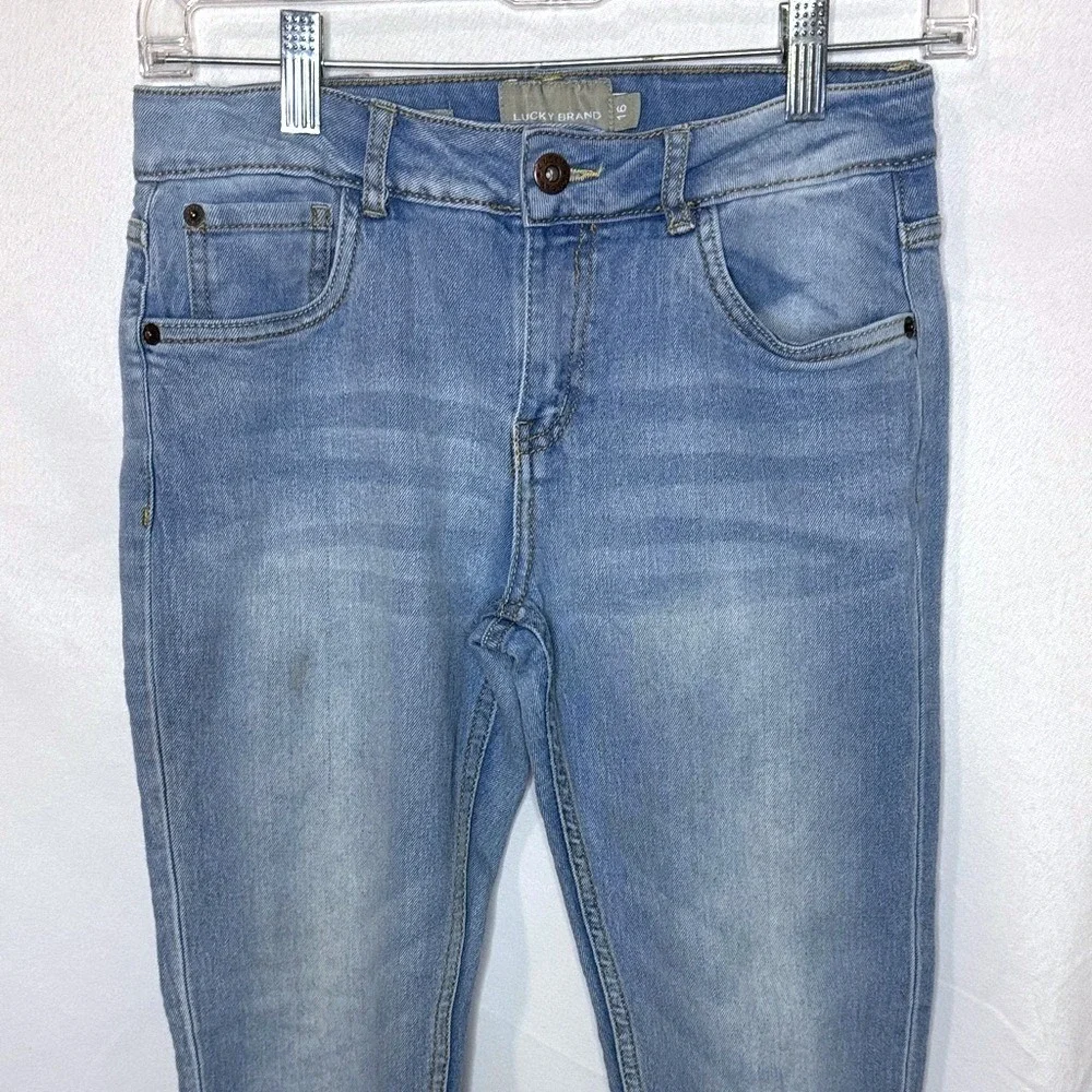 Lucky Brand‎ Light Blue Zoe Skinny Jeans Size Girls 16